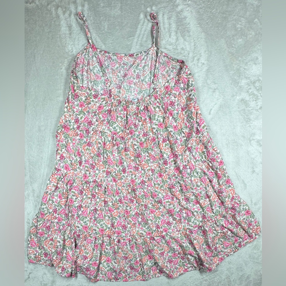 Old Navy Pink Floral Spaghetti-Strap Mini Dress - Picture 11 of 16